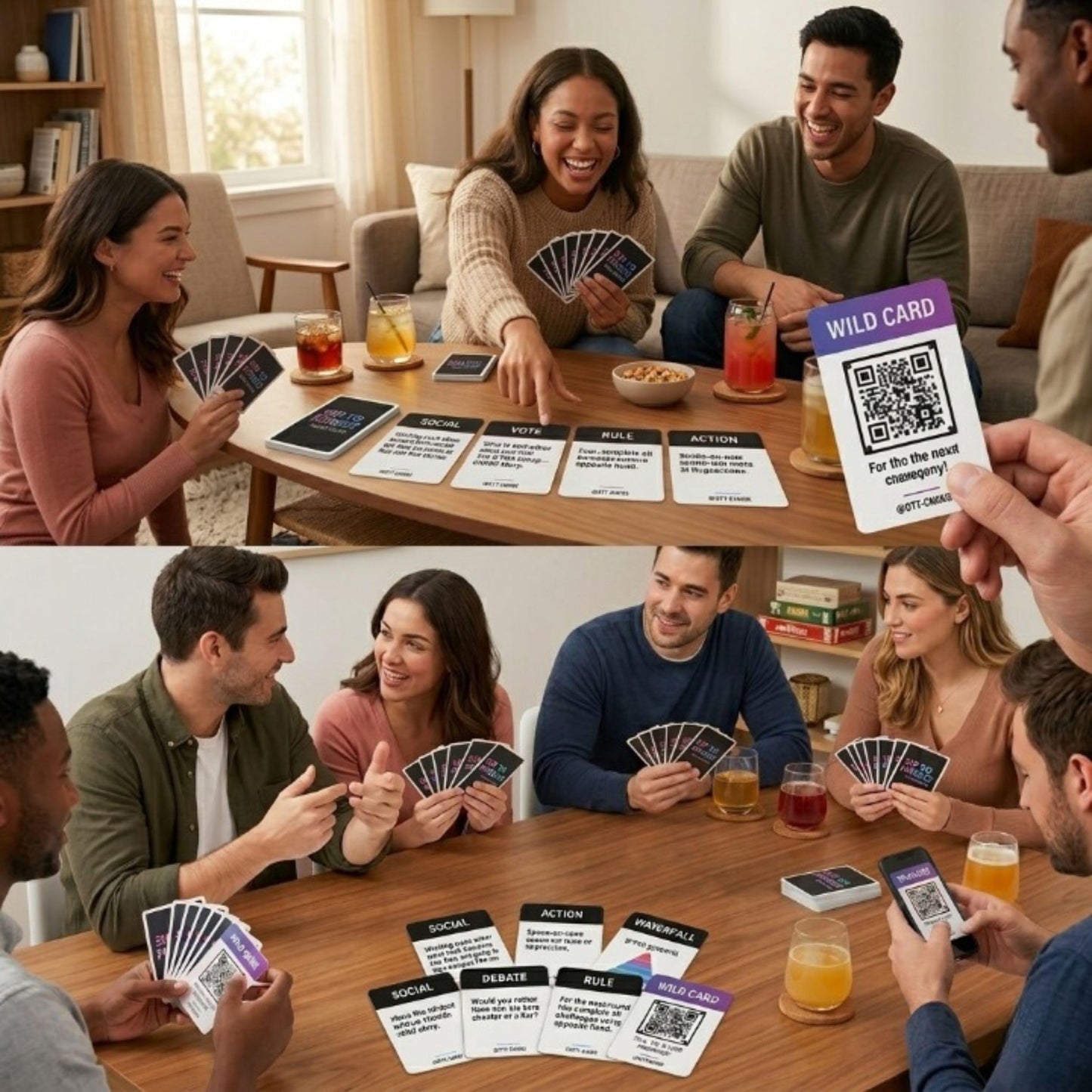 Sip to Forget Your Kids - Hilarious Party Family Card Games for Busy Parents - Interactive Humor Party Game, Easy to Play, 110 Cards, Unique Gift