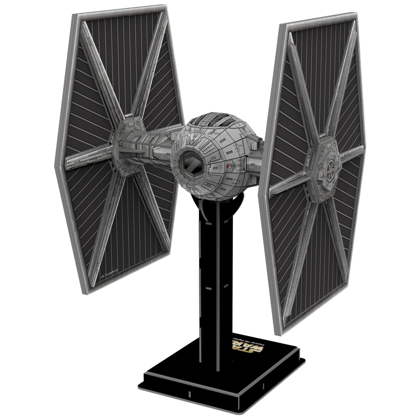 4D Puzzle - Star Wars: Tie Fighter/LN - 129 Paper Model Kit for Teens and Adults - Ages 14+