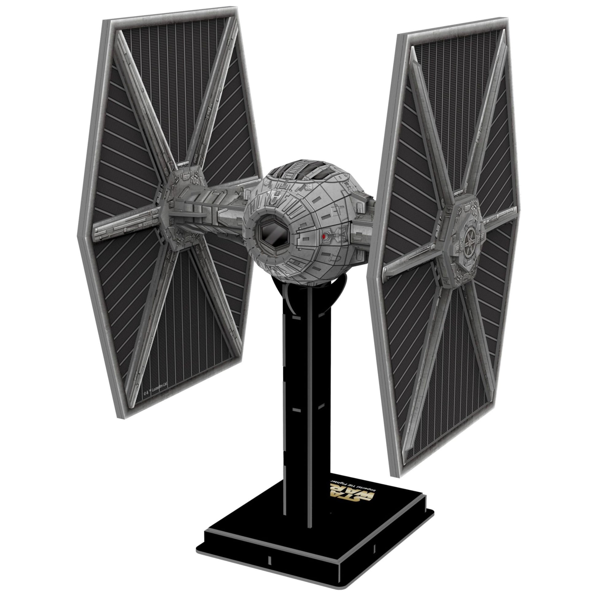 4D Puzzle - Star Wars: Tie Fighter/LN - 129 Paper Model Kit for Teens and Adults - Ages 14+