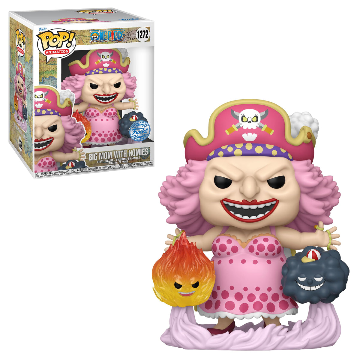 Funko Pop! Animation - Super: One Piece - Big Mom w/Homies Special Edition Multicolor Exclusive 1272