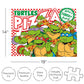 AQUARIUS TMNT Pizza 500 Piece Jigsaw Puzzle