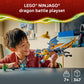 LEGO NINJAGO Ninja Dragon Riyu’s Battle Building Toy for Boys & Girls - Ninja Poseable Dragon Toy Playset for Kids, Ages 7+ - Includes 4 Minifigures