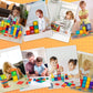 FNJO Magnetic Tiles, 100PCS Building Blocks, STEM Magnets Building Toy Set, Preschool Kindergarten Construction Stacking Toy, School Teacher Supplies