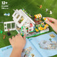 Flower House Building Set, Greenhouse Building Block Set with LED Lights, DIY Greenhouse KIt-Ideal Gifts for Kids and Adults-Plant and Animal Lovers