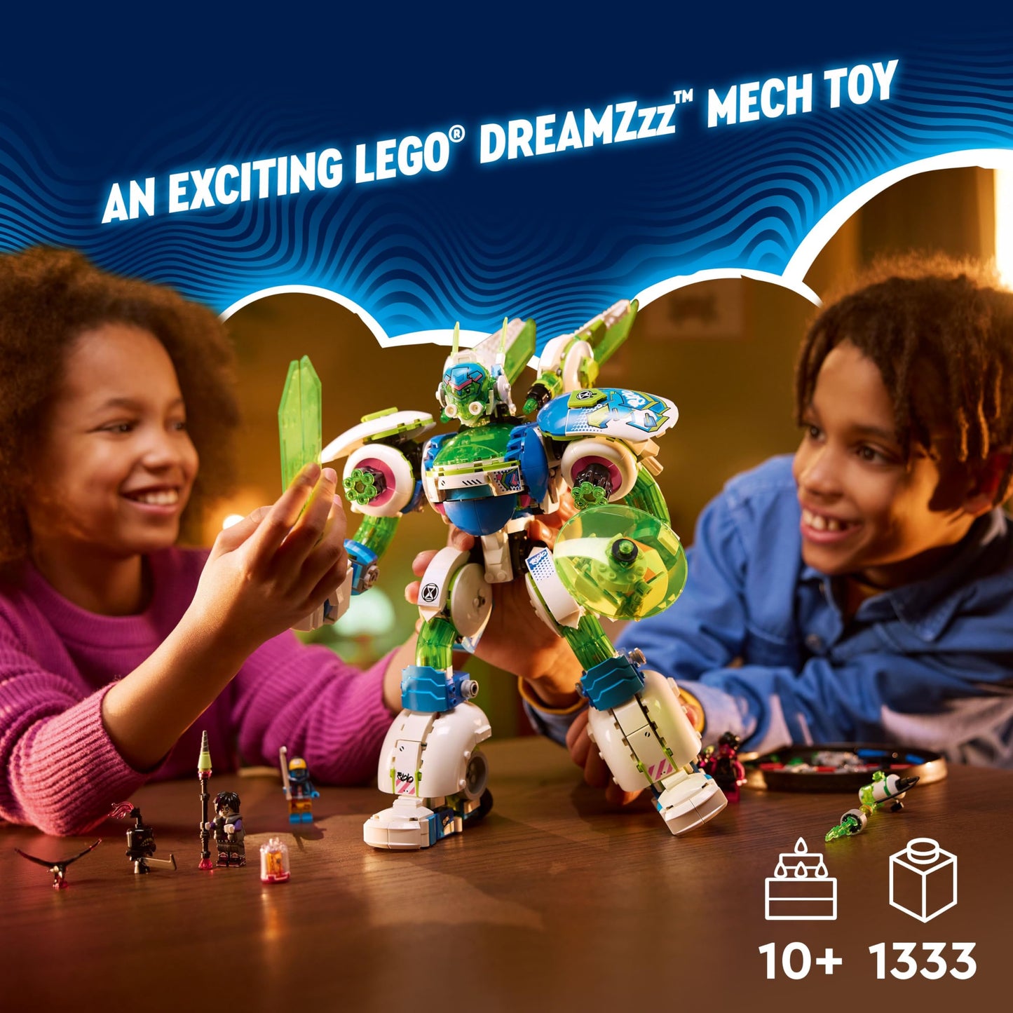 LEGO Dreamzzz Mateo and Z-Blob The Knight Battle Mech Building Toys Set - Spaceship & Robot Toy for Kids, Boys & Girls, Ages 10+ - Birthday Gift with