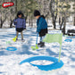 Wham-O Winter Outdoor Snow Golf Game Set for Kids and Adults, Backyard Golf Set for Fun Winter Activity, Includes 2 Golf Balls, 2 Golf Clubs, and 3