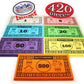 Matty's Money 420 Piece Replacement Play Money Set (60 Pieces Each of $1's, $5's, $10's, $20's, $50's, $100's & $500's) $41,160 in Game Money