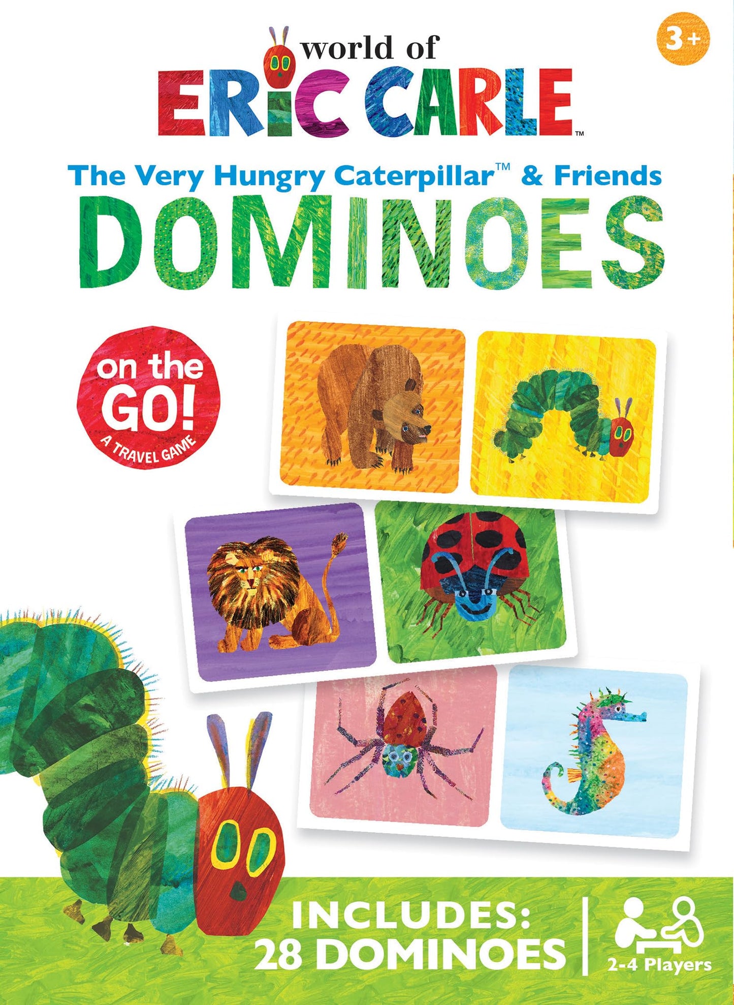 Masterpieces Eric Carle Colorful Picture Dominoes, 28 Piece