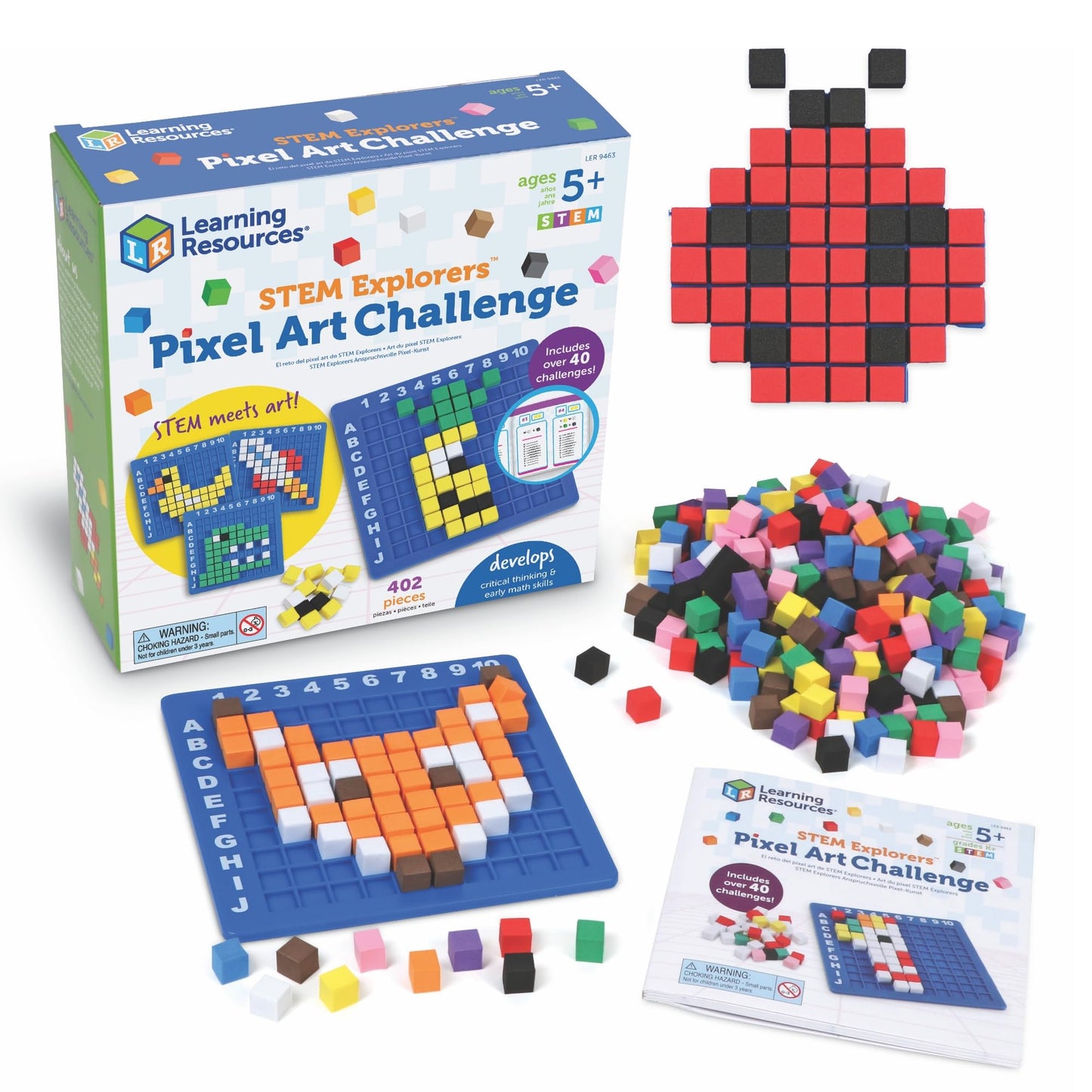 Learning Resources STEM Explorers Pixel Art Challenge