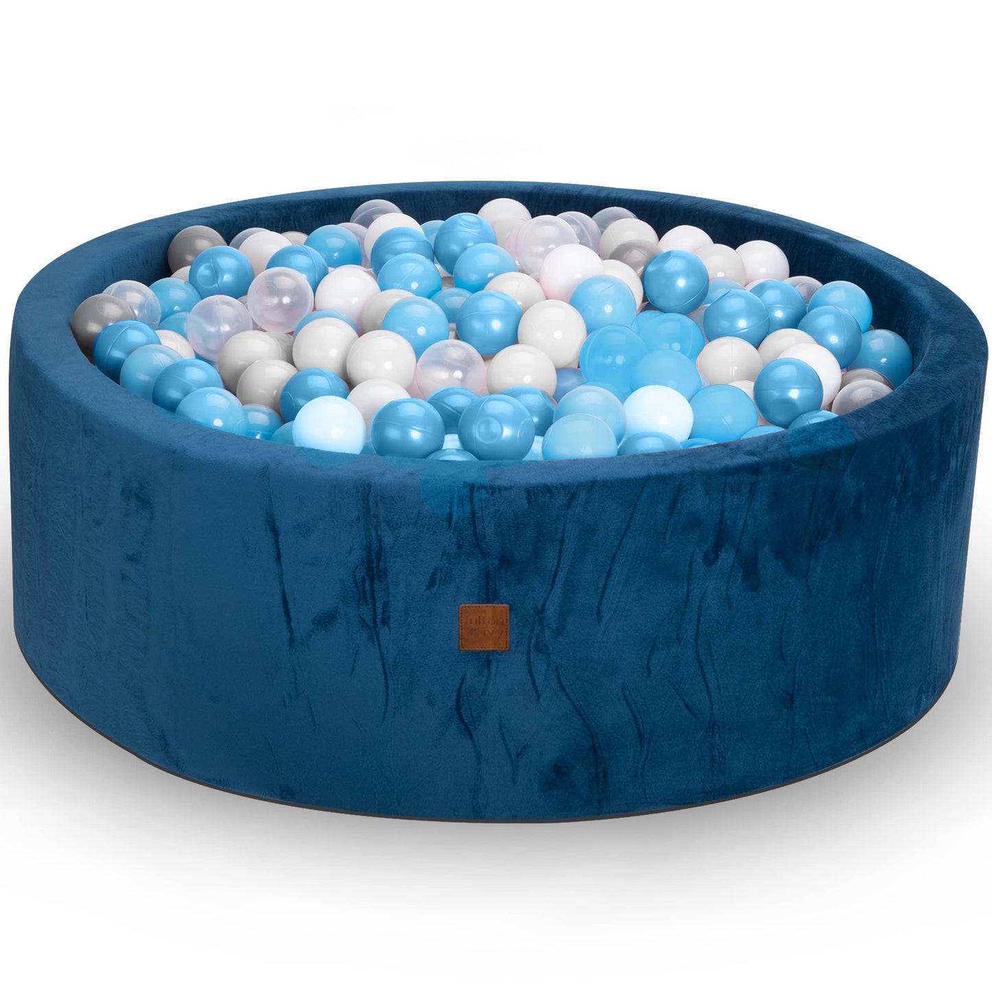 Fulton & Ivy Premium Baby and Toddler Ball Pit (35"x11.8") | Easy to Clean Memory Foam Ball Pit Made with Non-Toxic Materials | Durable Ball Pits