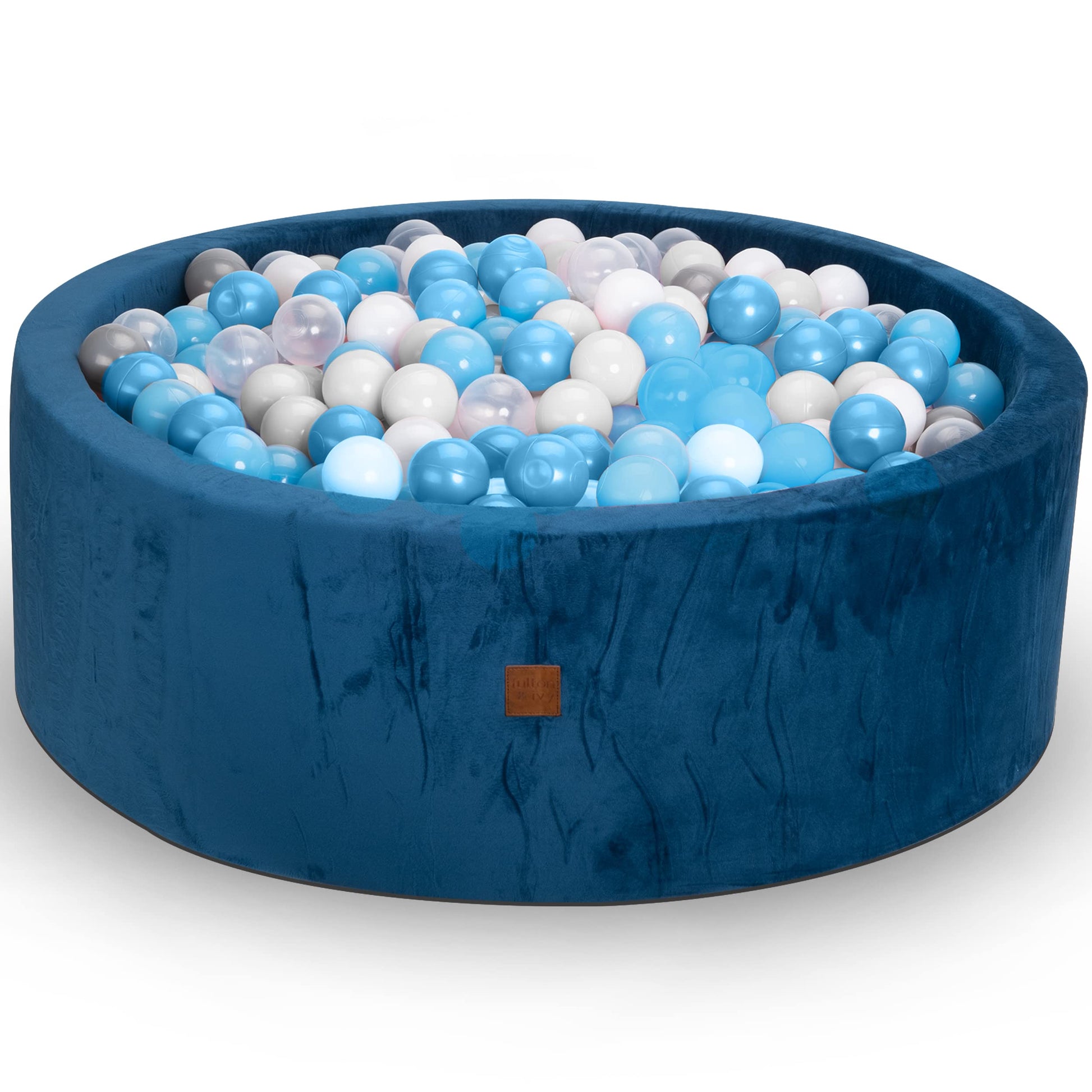 Fulton & Ivy Premium Baby and Toddler Ball Pit (35"x11.8") | Easy to Clean Memory Foam Ball Pit Made with Non-Toxic Materials | Durable Ball Pits