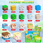 carlle Magnetic Building Blocks 160PCS Magnet Cubes Toys, Build 3D Forest World Set, STEM Montessori Sensory Toys for Kids Boys and Girls Ages 3-5 4-8