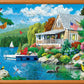 Masterpieces 300 Piece EZ Grip Jigsaw Puzzle - Lakeside Memories - 18"x24"