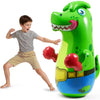 SYNCFUN Inflatable Punching Bag for Kids 47 Inches, Kids Blow up Punching Bag Toys, T.rex Dinosaur Bouncing-Back Bopper