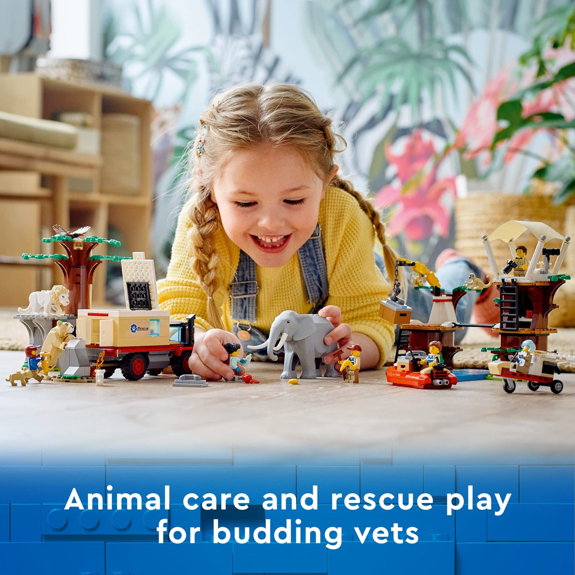 LEGO City Wildlife Rescue Camp 60307 Building Kit; Animal Playset; Top Toy for Kids Aged 6 and Up; New 2021 (503 Pieces)