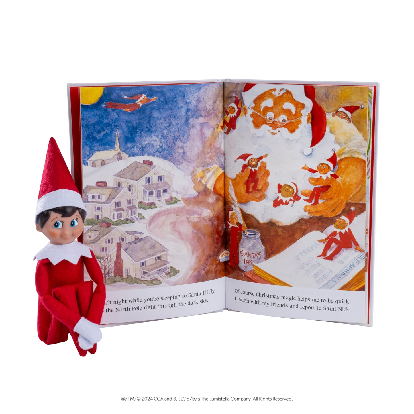 The Elf on the Shelf® Blue Eyed Boy & Matching Frost Pip™ Mini Bloom