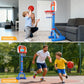 Toddler Basketball Hoop & Soccer Goal, Adjustable, 4 Balls, Indoor & Pool