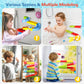Fajiabao Bath Toys for Kids Ages 4-8 Water Slides with Suction Cups