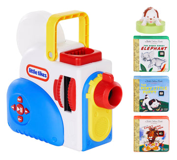 Little Tikes Story Dream Machine Starter Set, Storytime, Books, Little Golden Book, Audio Play, The Poky Little Puppy Character, Nightlight, Toy Gift