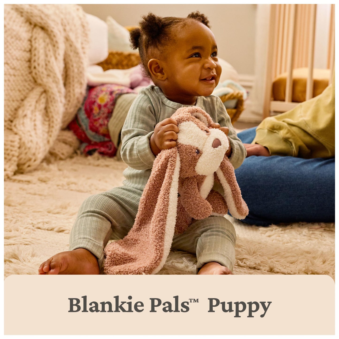 GUND Baby Blankie Pals Puppy 6-Inch Stuffed Animal with Lovey for Ages 0+