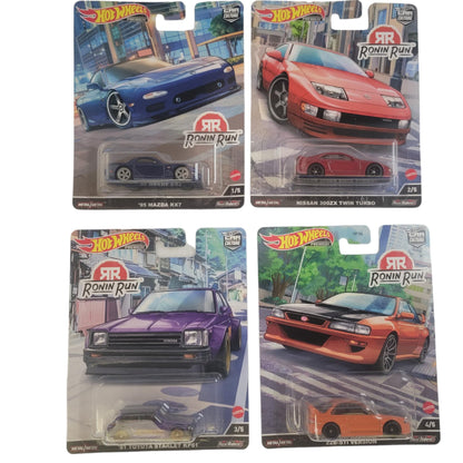 Hot Wheels Car Culture 2022 Ronin Run Set of 4 Diecast Vehicles from FPY86-957P Release