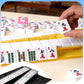 Noufwa American Mahjong Tile Set - 166 Quality White Tiles & 4 All-in-One Mahjong Racks with Pushers, Travel Vita Mahjong Game Set Complete