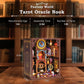 Book Nook Kit - Fantasy Tarot 3D Wooden Puzzle for Adults, Teens & Beginners, DIY Miniature Bookshelf Insert with LED Light, Mysterious Craft Gift