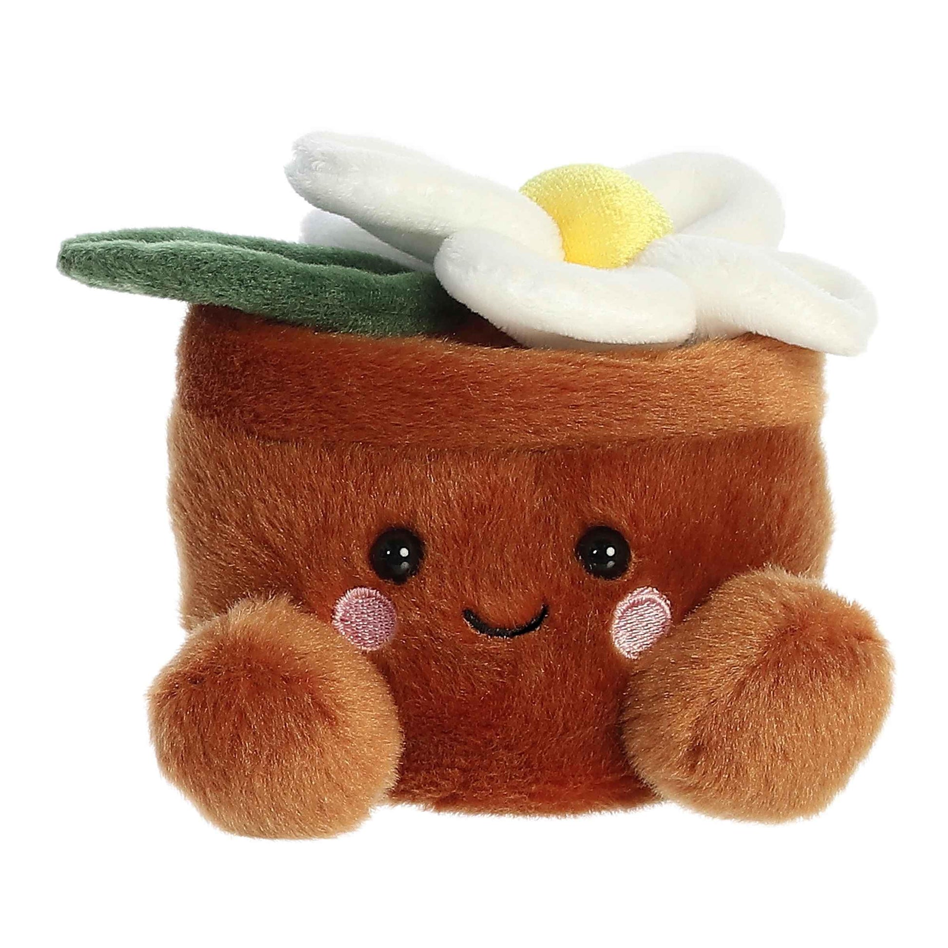 Aurora® Adorable Palm Pals™ Junie Daisy™ Stuffed Animal - Fun Collectible Plush for Kids and Adult Collectors - Perfect for Decorating Rooms