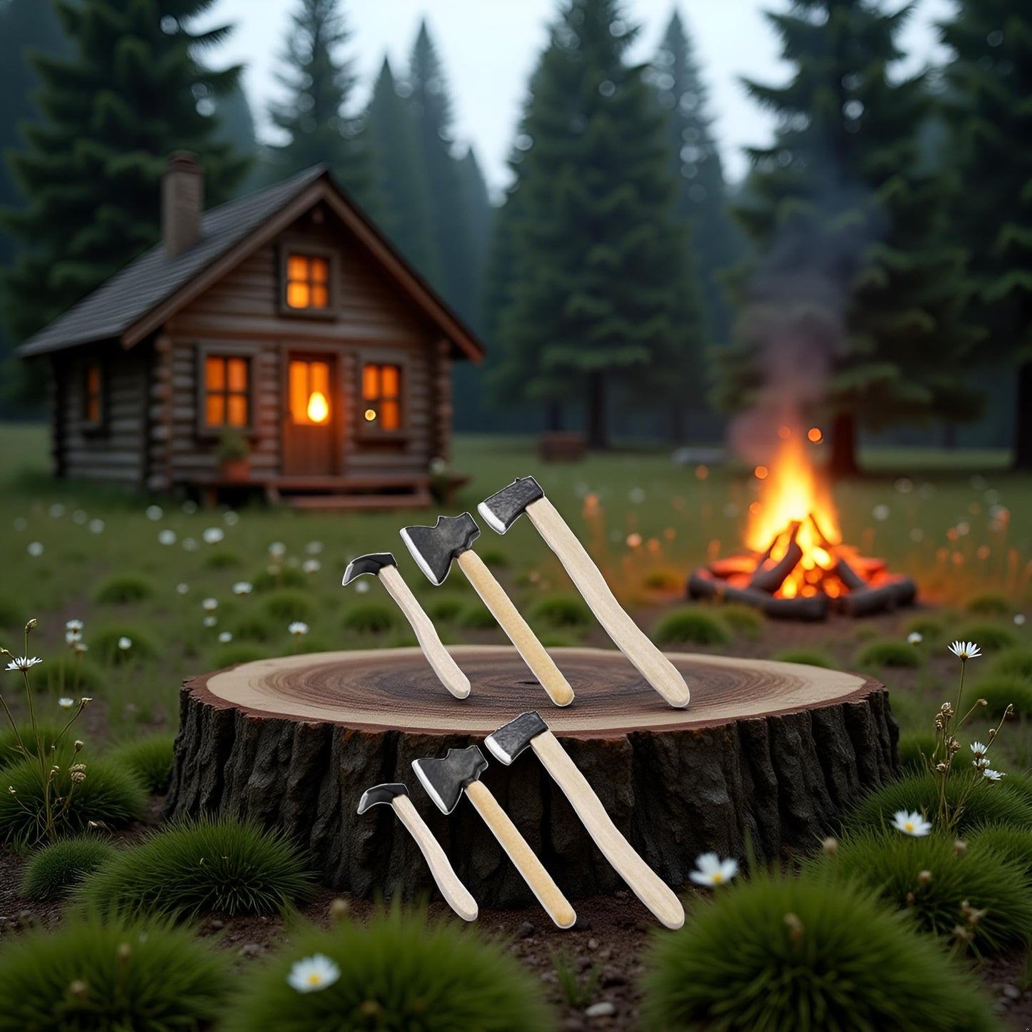 6 Pieces Miniature Axe Dollhouse Accessories,1/12 Miniature Axe Dollhouse Decoration Model DIY Decoration Props Accessories