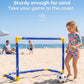 JollyJubilant 2-Pack Soccer Goal Set for Kids, Portable Soccer Goals with Ball & Pump - Indoor Outdoor Backyard Training Toy, Birthday Gift