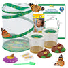 Insect Lore Butterfly Garden with 10 Live Baby Caterpillars - Habitat, Feeder, Chrys-A-Lid Holders, STEM Activity Journal - Raise and Release Painted