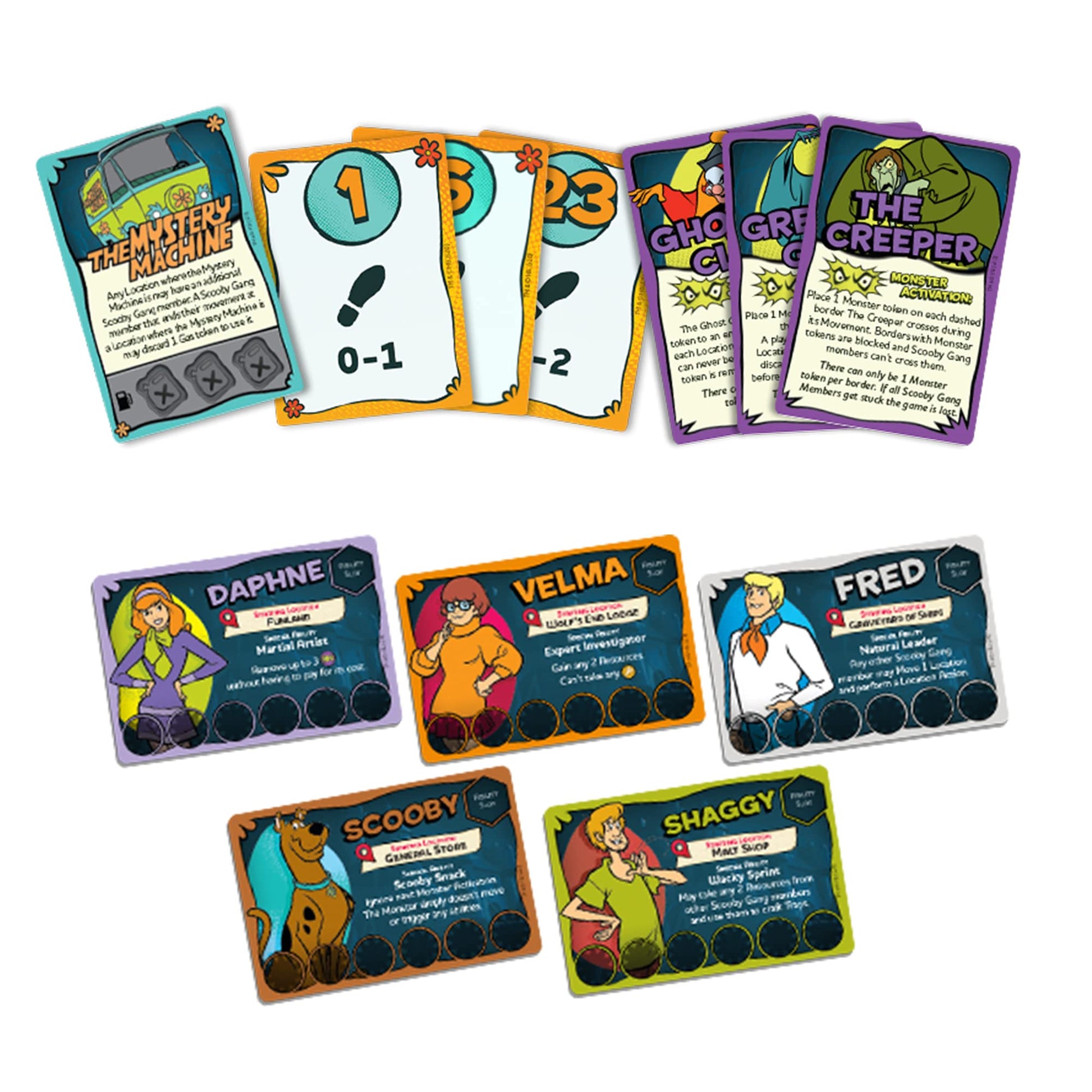 CMON Scooby-Doo! The Board Game - Cooperative Mystery Game Based on The Hit TV Series, Family Fun for Kids & Adults, Ages 10+,1-5 Players, 30 Minute