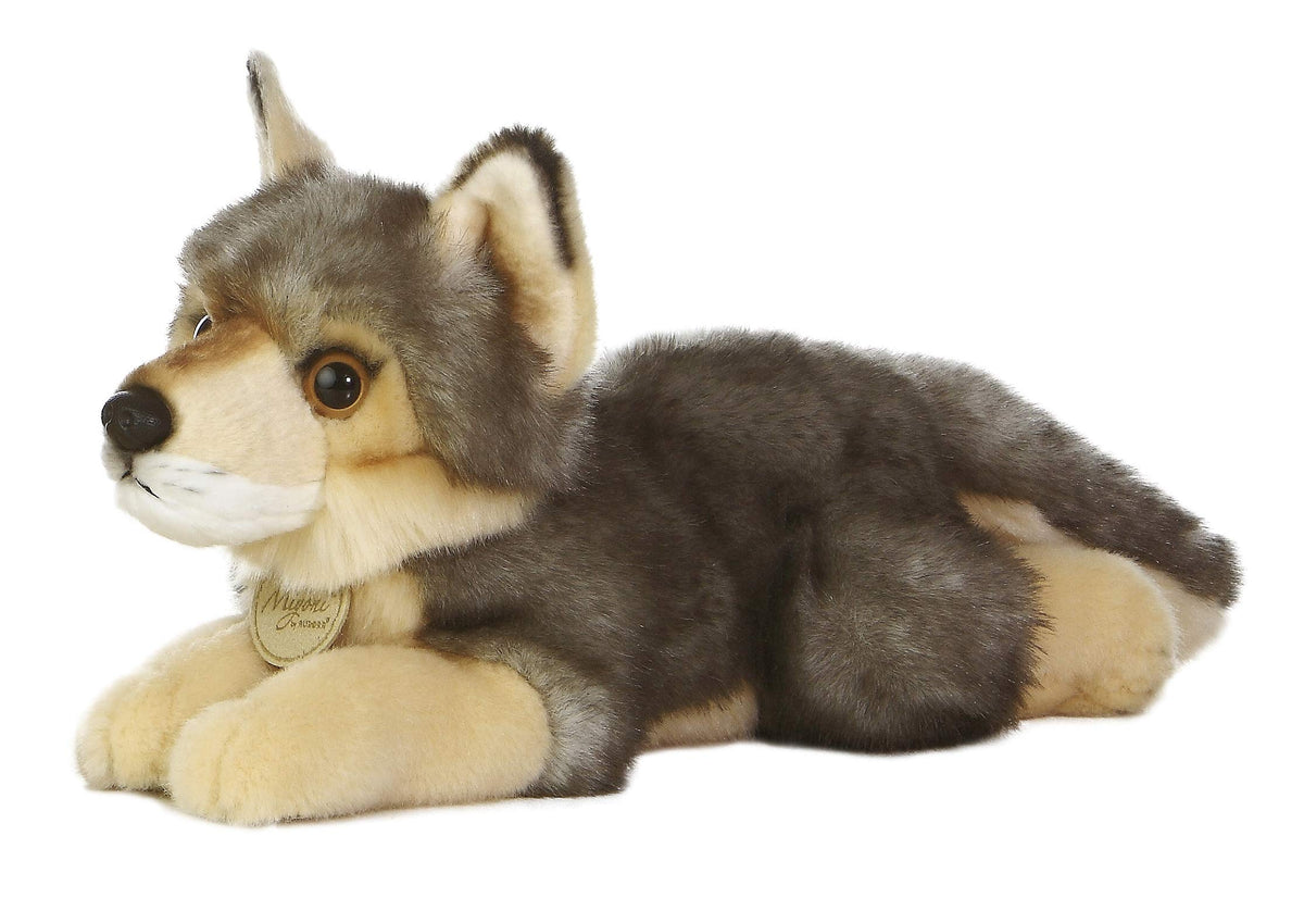 Aurora Miyoni 11" Wolf Realistic Stuffed Animal