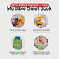My Growing Season My Bible Quiet Book Interactive Fabric Activity for Kids | Educational Christian Toy for Toddlers & Preschoolers | Travel-Friendly