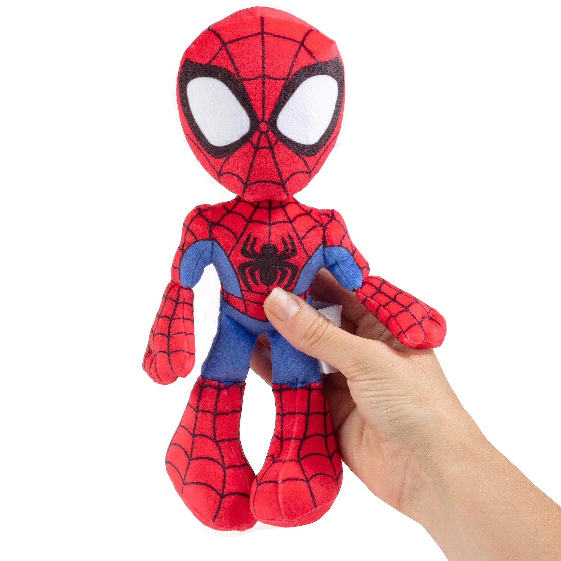 Marvel Spidey & His Amazing Friends 8" Plush 3-Pack Set - Spider-Man, Miles Morales, Gwen Stacy Ghost - Officially Licensed Stuffed Animal Toy Figures
