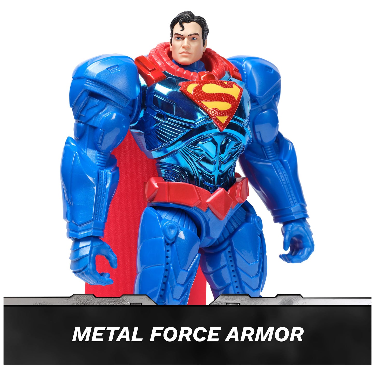 DC Comics Metal Force Superman Action Figure, 12-Inch