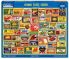 White Mountain 1000 Piece Jigsaw Puzzle, Iconic State Foods