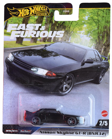 Hot Wheels Nissan Skyline GT-R [BNR32], Fast & Furious 2/5 [Black]