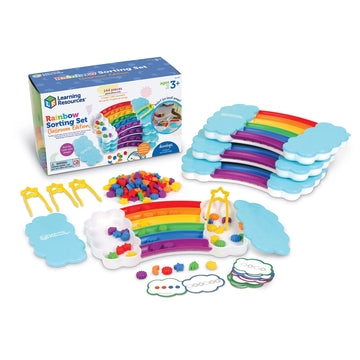 Learning Resources Rainbow Sorting Set Classroom Edition