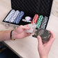 Elbow Room Games 300 Piece Poker Set, Includes Colored Chips, Dice, Dealer and Blind Chips, Deck of Cards in a Carrying Case