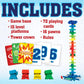 MindWare Leaps and Ledges Strategy Game - Ages 8+ - Fun Party Game and Family Game Night Activity for Kids, Teens, and Adults - 2 to 4 Players