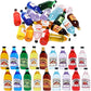 18-Piece Miniature Beverage Bottles Set - Realistic Beer & Soda Bottles, 1:12 Scale Dollhouse Drink Accessories for Tabletop Décor, DIY Crafts,