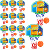 Gosodeny 12 Set Basketball party favors Mini Basketball Game Set Basketball's Present from Teacher Classroom Rewards Prizes Exchanges Basketball Party