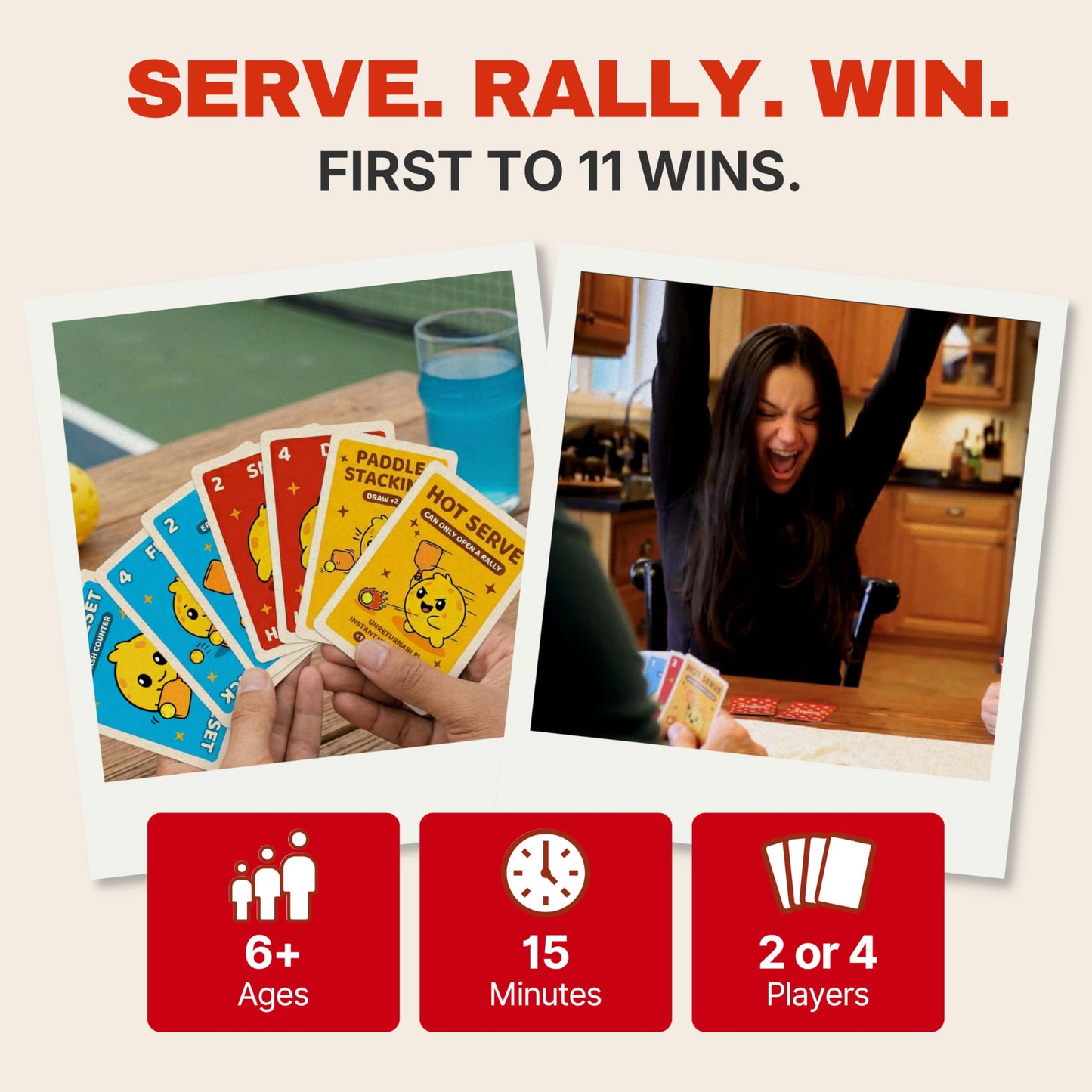 DINKLY The Pickleball Card Game, Pickleball Gift for Men, Women & Players