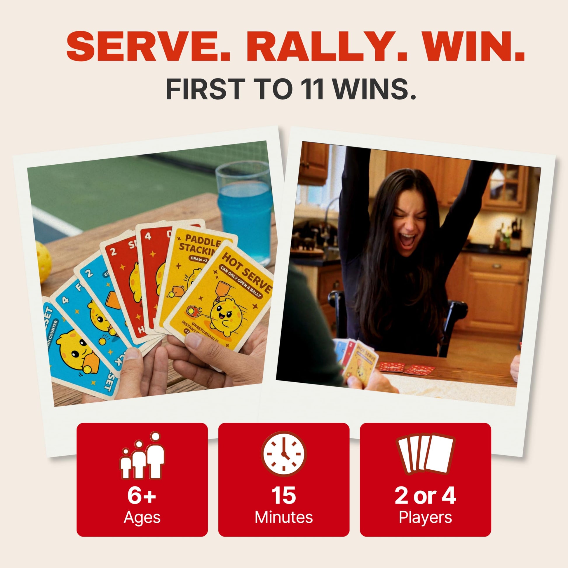 DINKLY The Pickleball Card Game, Pickleball Gift for Men, Women & Players