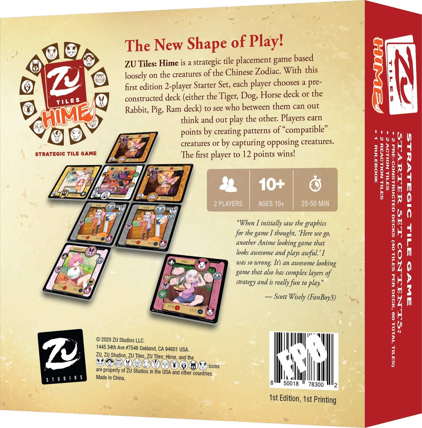 Zu Tiles: Hime: Starter Set 1