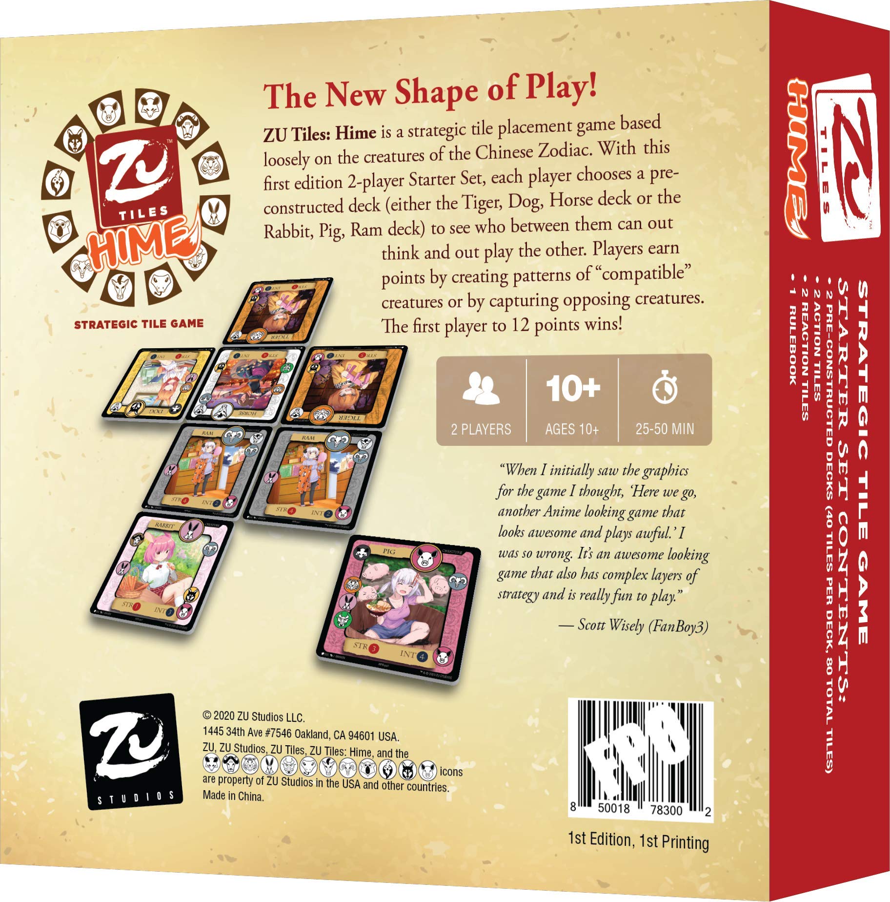 Zu Tiles: Hime: Starter Set 1