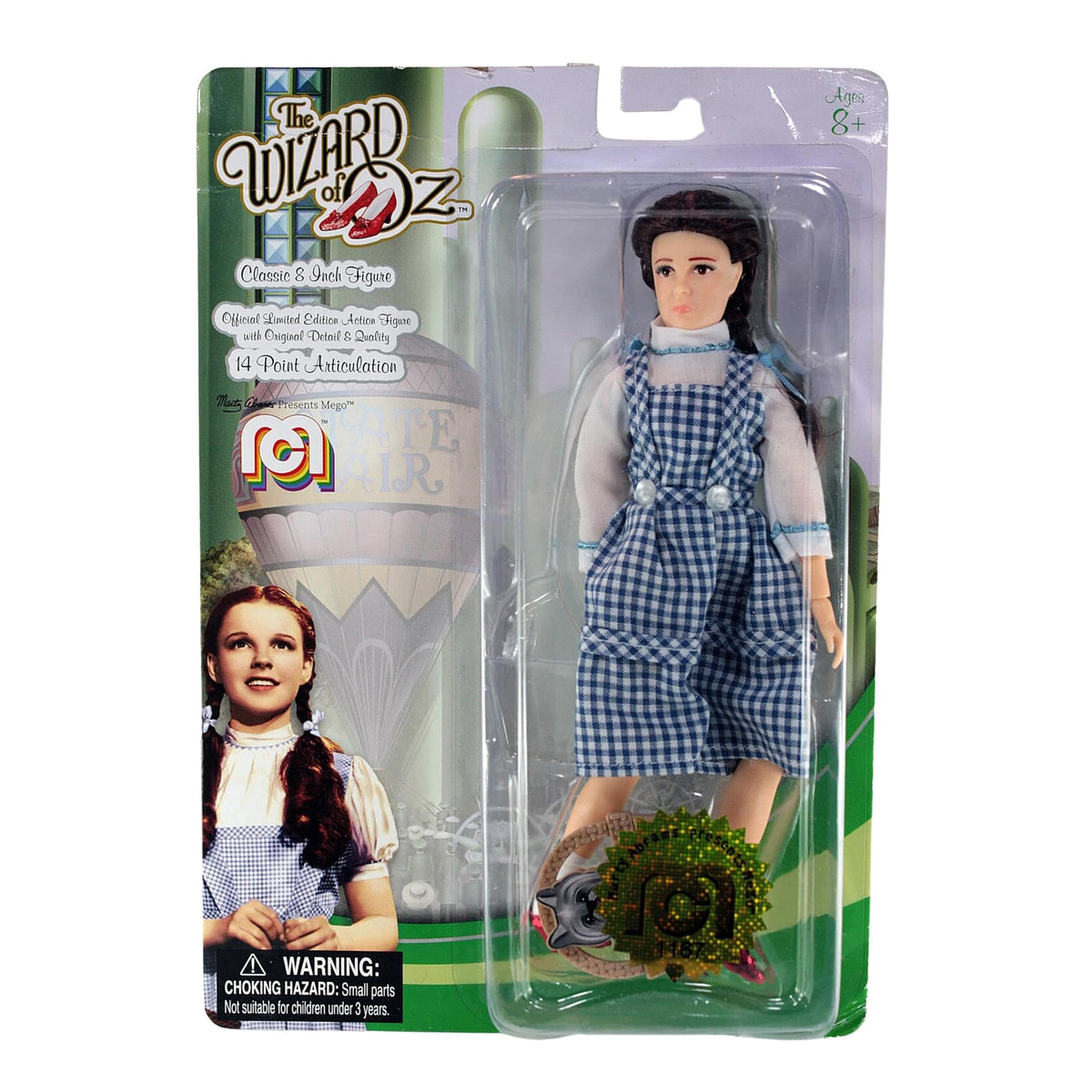 Mego Action Figure, 8” Wizard of Oz - Dorothy (1st Time Available in Single Pack) (Limited Edition Collector’s Item)