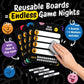 Fear Stack - What Freaks Out Your Friends and Family? A Fun Ranking Game for Adults and Kids | Includes 184 Cards, 4 Whiteboards, and 4 Markers