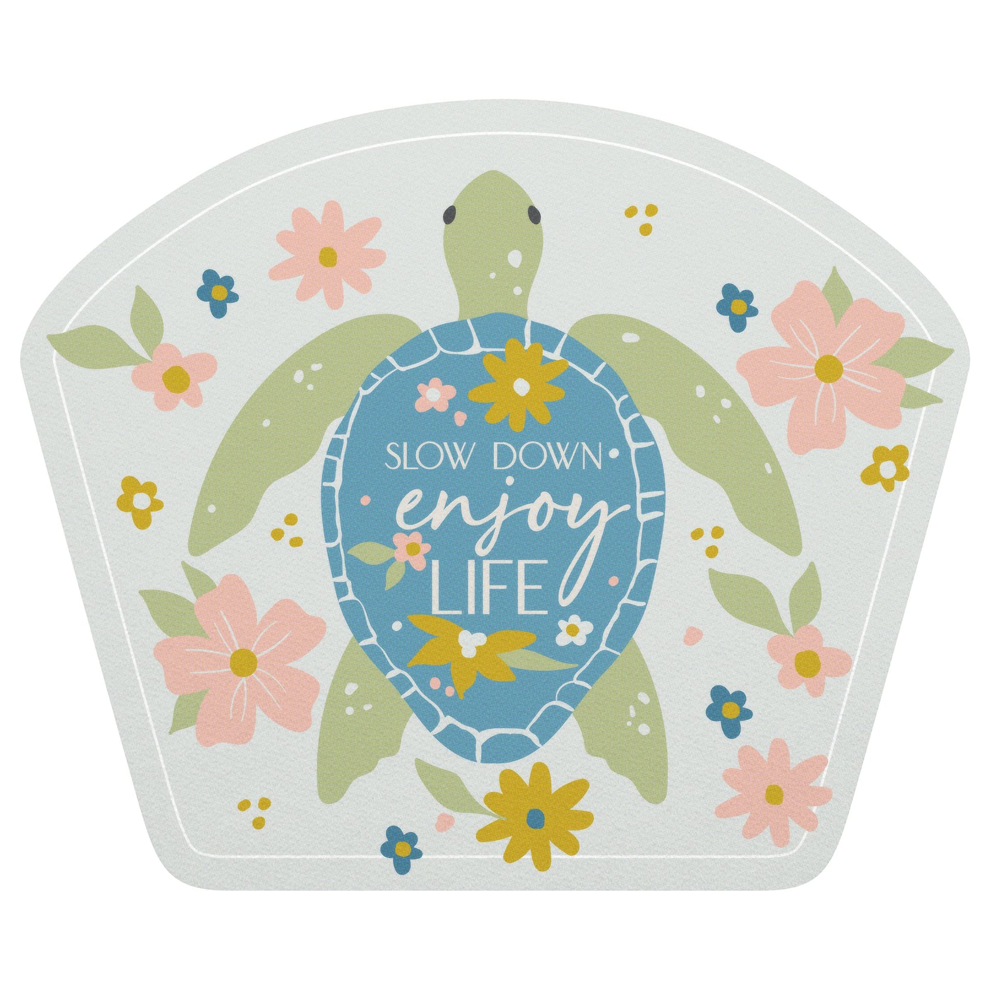 Karma Gifts, Stickers, Pack of 12, 3 inch, Turtle